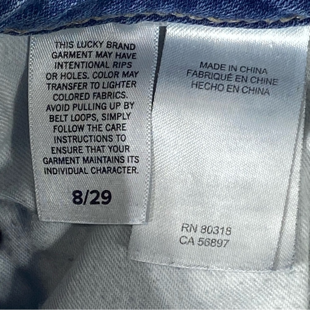 Lucky Brand Light Blue Ankle Crop Jeans - Picture 6 of 15
